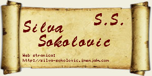 Silva Sokolović vizit kartica